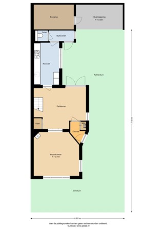 Floorplan - Prinses Julianastraat 21, 3751 CN Bunschoten-Spakenburg